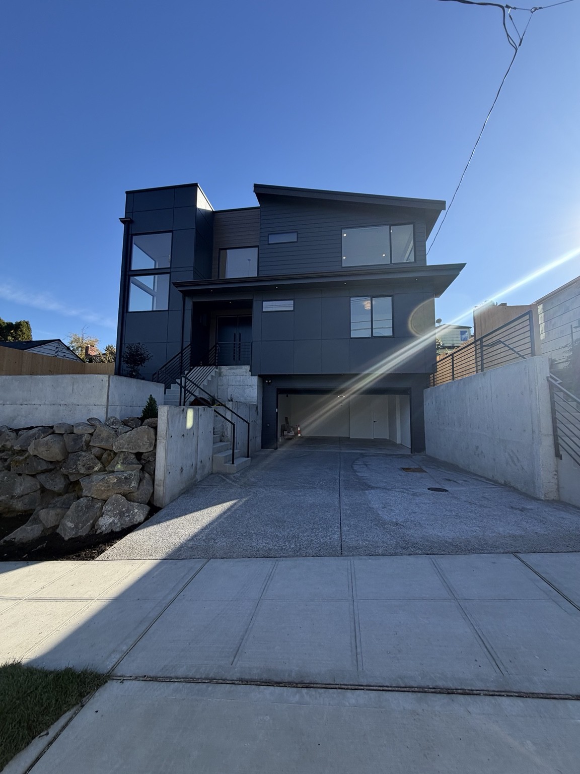 Completed new house in Magnolia, Seattle
